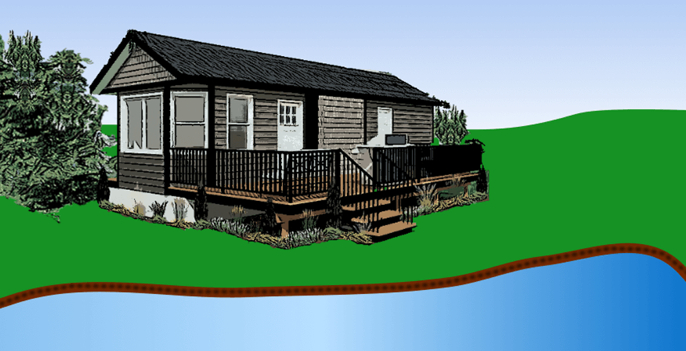 RTM Cabin vector image