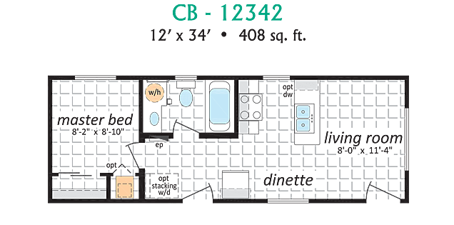 Specifications for CB 12341 Modular Cabin