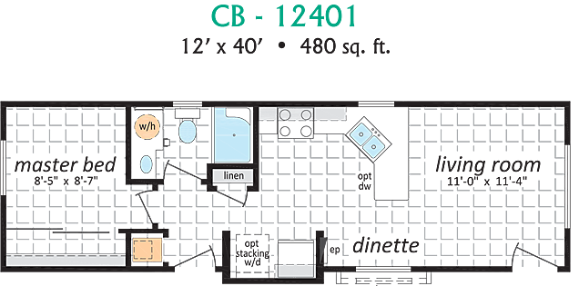 Specifications for CB 12341 Modular Cabin