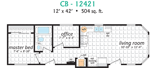 Specifications for CB 12341 Modular Cabin