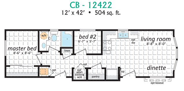 Specifications for CB 12341 Modular Cabin