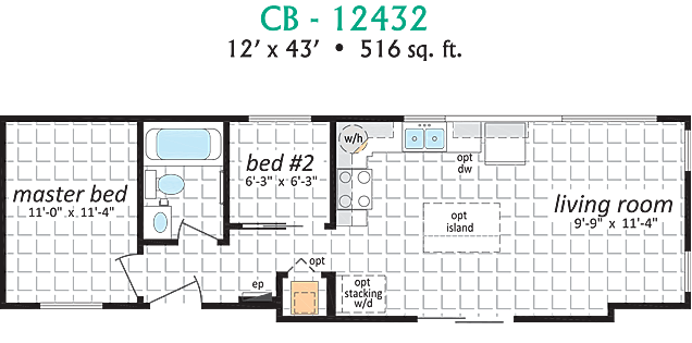 Specifications for CB 12341 Modular Cabin