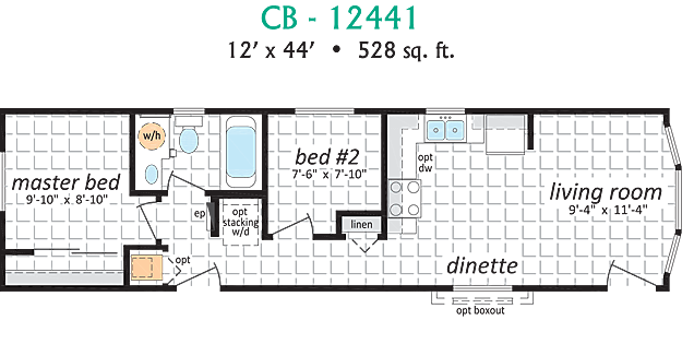 Specifications for CB 12341 Modular Cabin