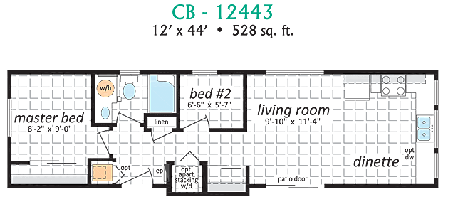Specifications for CB 12341 Modular Cabin