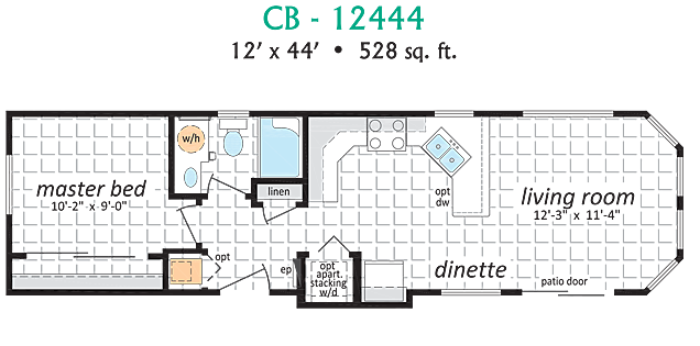 Specifications for CB 12341 Modular Cabin