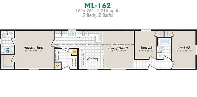 Specifications for ML 162 Modular Home