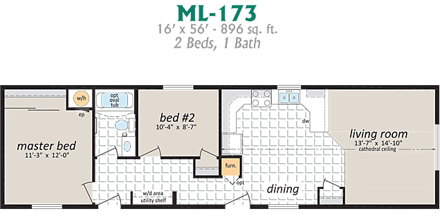 Specifications for ML 173 Modular Home