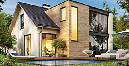 Outside of a Modular Home